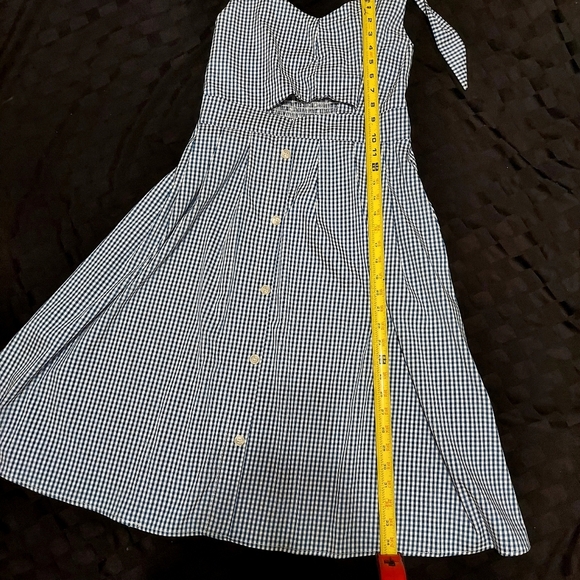 Cupshe Navy and White Checkered Dress - Picture 4 of 7